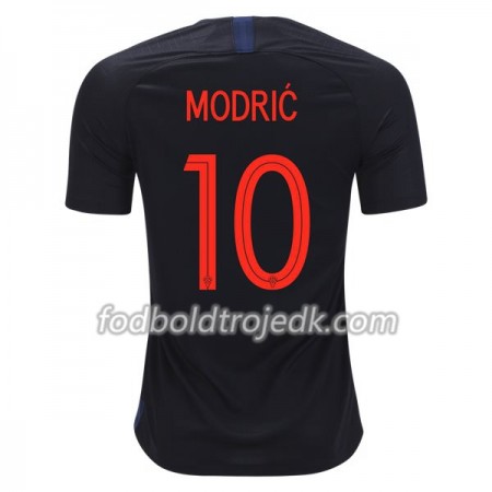Kroatien VM 2018 Modric 10 Udebane - Fodboldtrøjer(S/S)
